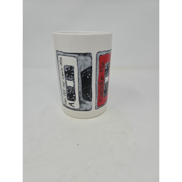 Retro Mixtape Cassette Mug | 16oz Music Coffee Cup - Picture 2 of 6